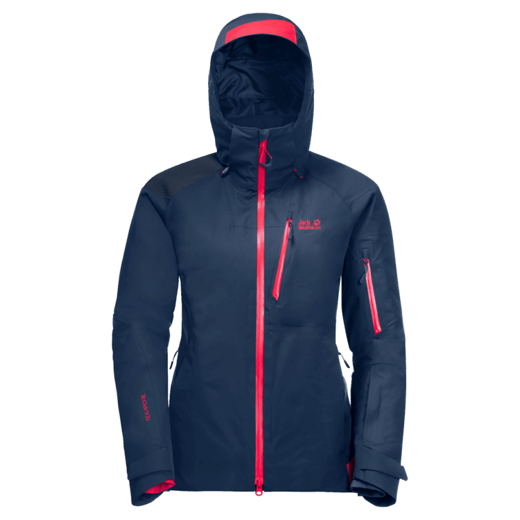 Women's Snow Summit Jacket Dark Indigo Collection Brand Jack Wolfskin