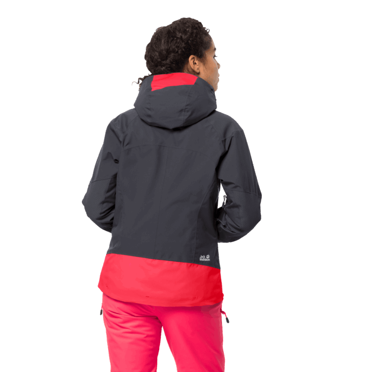 Women's Snow Summit Jacket Collections Brand Jack Wolfskin Ebony