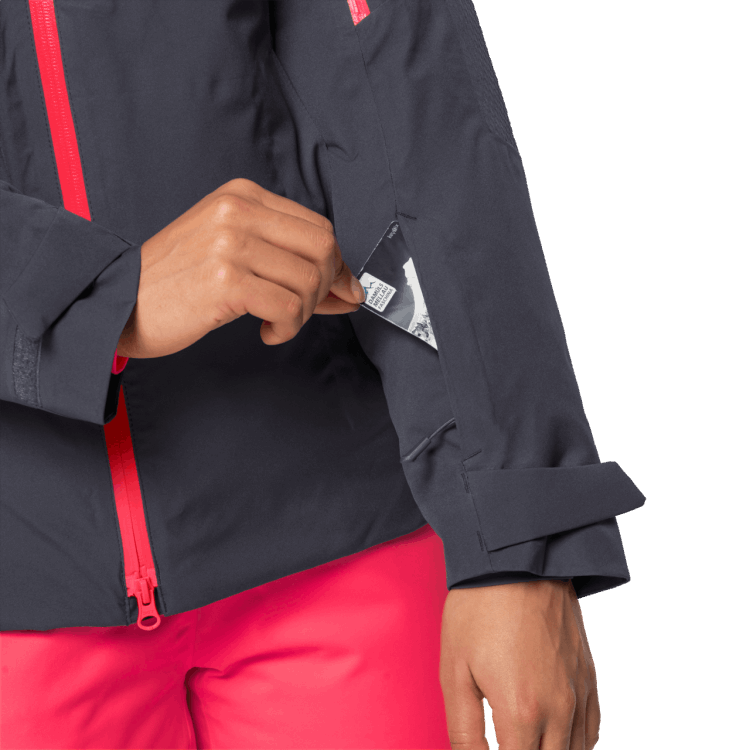 Women's Snow Summit Jacket Collections Brand Jack Wolfskin Ebony