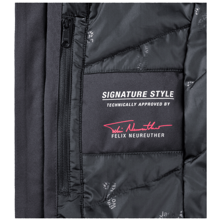 Women's Snow Summit Jacket Collections Brand Jack Wolfskin Ebony