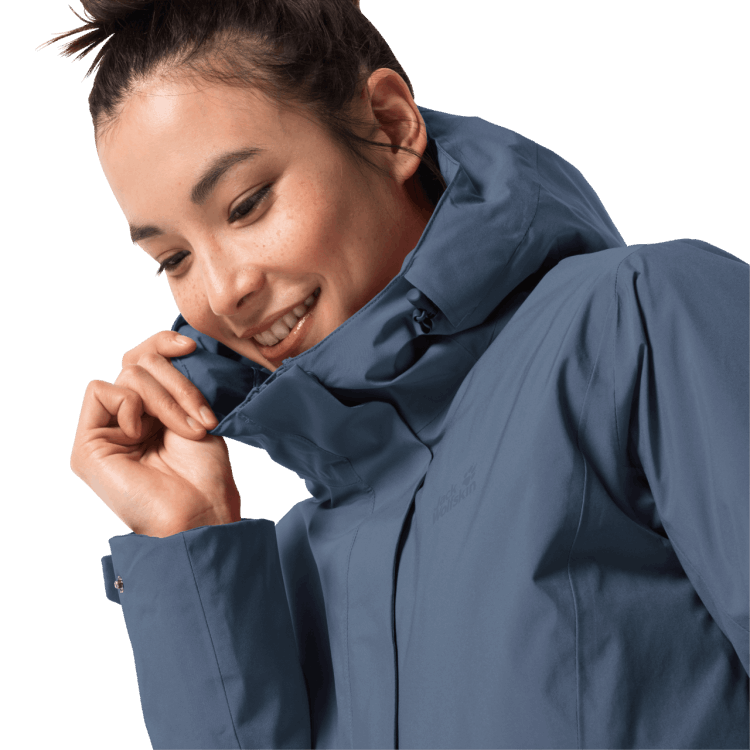 Brand Jack Wolfskin Frost Blue Origins Women's Cold Bay Jacket
