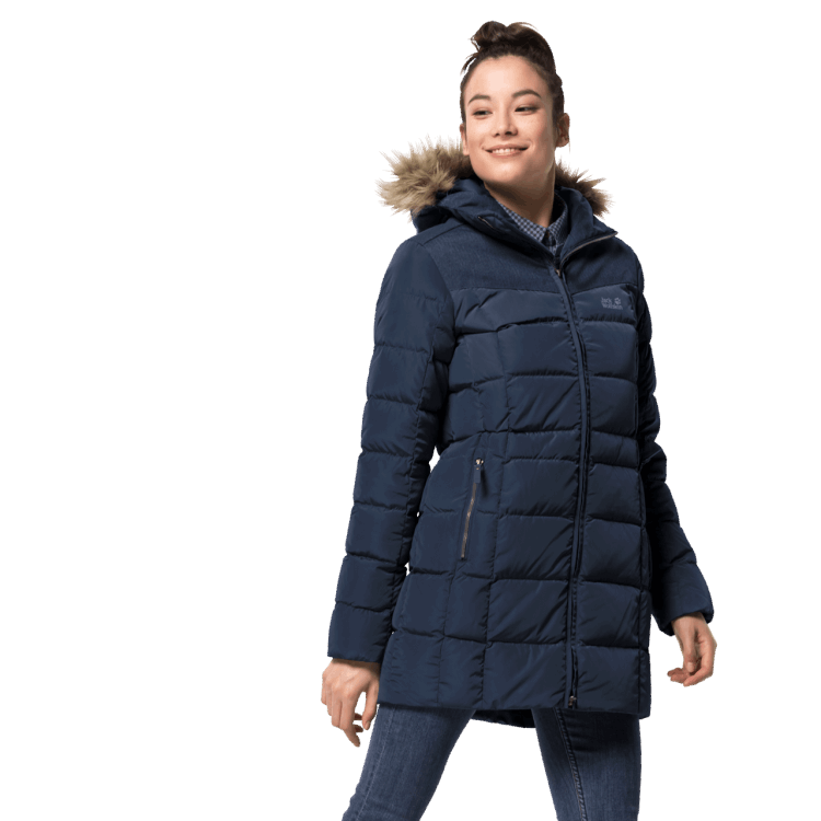 Brand Jack Wolfskin Baffin Island Coat Best Midnight Blue