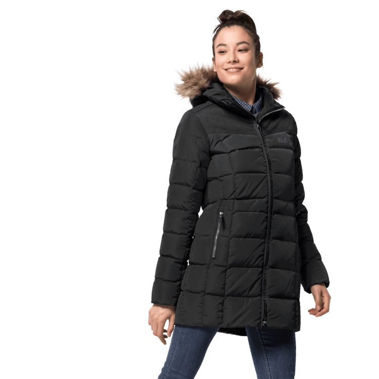 Black Brand Jack Wolfskin New Baffin Island Coat