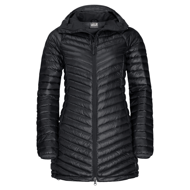 New Black Women's Atmosphere Coat Brand Jack Wolfskin