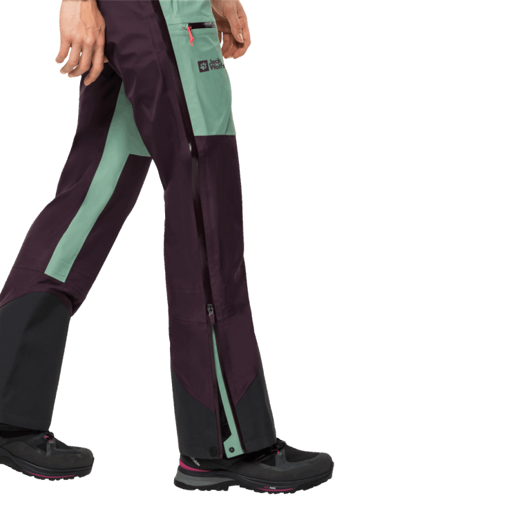 Women's Alpspitze 3L Pants Granite Green Origin Brand Jack Wolfskin