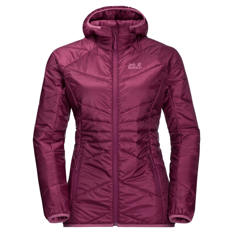 Women's Argon Hoody Origins Brand Jack Wolfskin Wild Berry