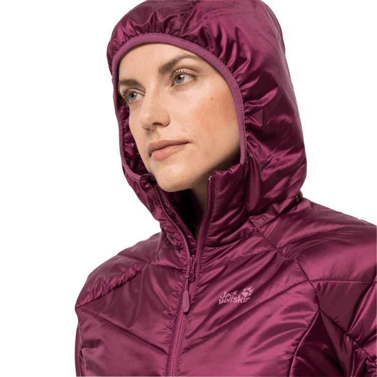 Women's Argon Hoody Origins Brand Jack Wolfskin Wild Berry