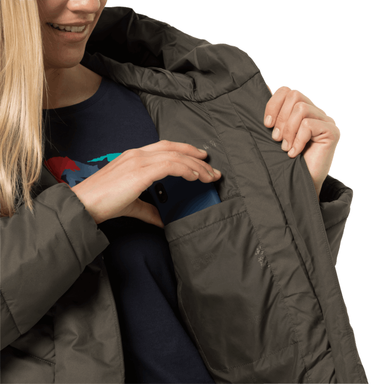 Brand Jack Wolfskin Grape Leaf Women's Kyoto Coat Original