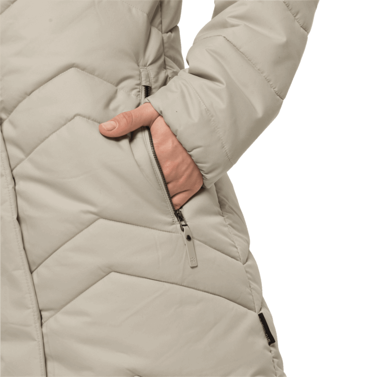 Brand Jack Wolfskin Best Dusty Grey Women's Kyoto Coat