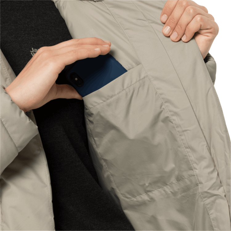 Brand Jack Wolfskin Best Dusty Grey Women's Kyoto Coat