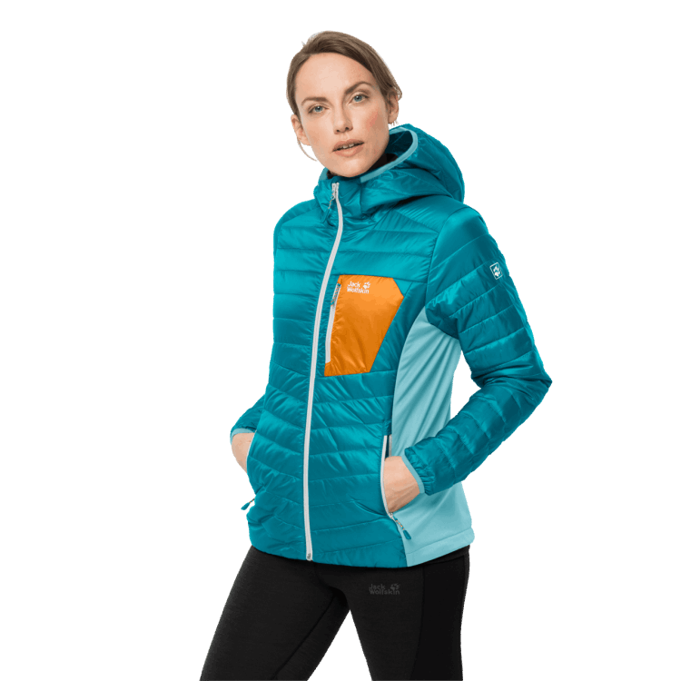 Brand Jack Wolfskin Women's Routeburn Jacket Dark Cyan New