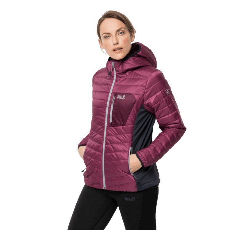 Brand Jack Wolfskin Women's Routeburn Jacket Fashion Violet Quartz