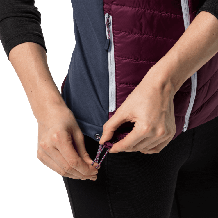 Wild Berry Brand Jack Wolfskin Collection Women's Routeburn Vest