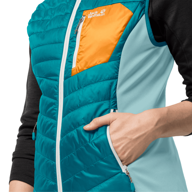 Dark Cyan Brand Jack Wolfskin Women's Routeburn Vest Collections