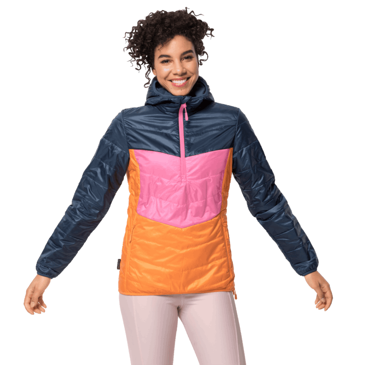 Dark Indigo Origin Brand Jack Wolfskin Women's 365 Flash Overhead Jacket