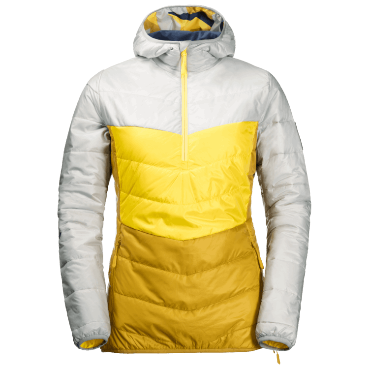 Grey Haze Origins Women's 365 Flash Overhead Jacket Brand Jack Wolfskin