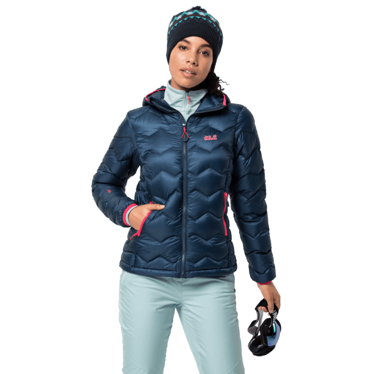 Dark Indigo Women's Argo Peak Jacket Brand Jack Wolfskin