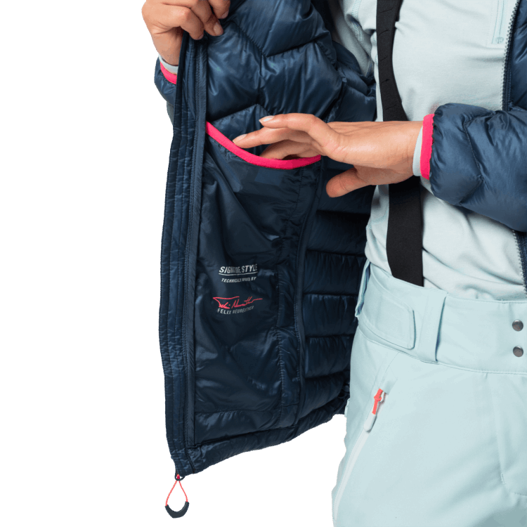 Dark Indigo Women's Argo Peak Jacket Brand Jack Wolfskin