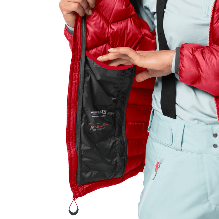 Clear Red Women's Argo Peak Jacket Brands Brand Jack Wolfskin