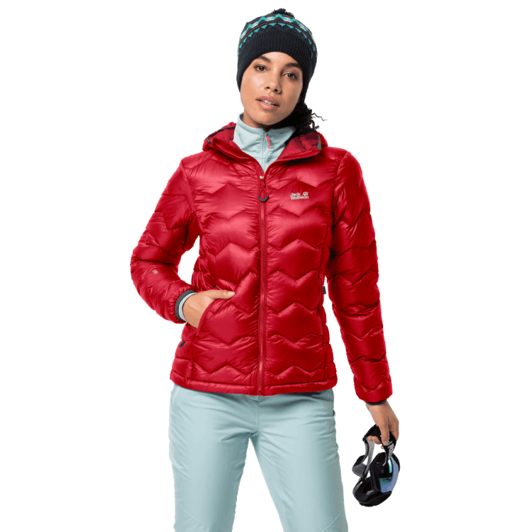 Clear Red Women's Argo Peak Jacket Brands Brand Jack Wolfskin