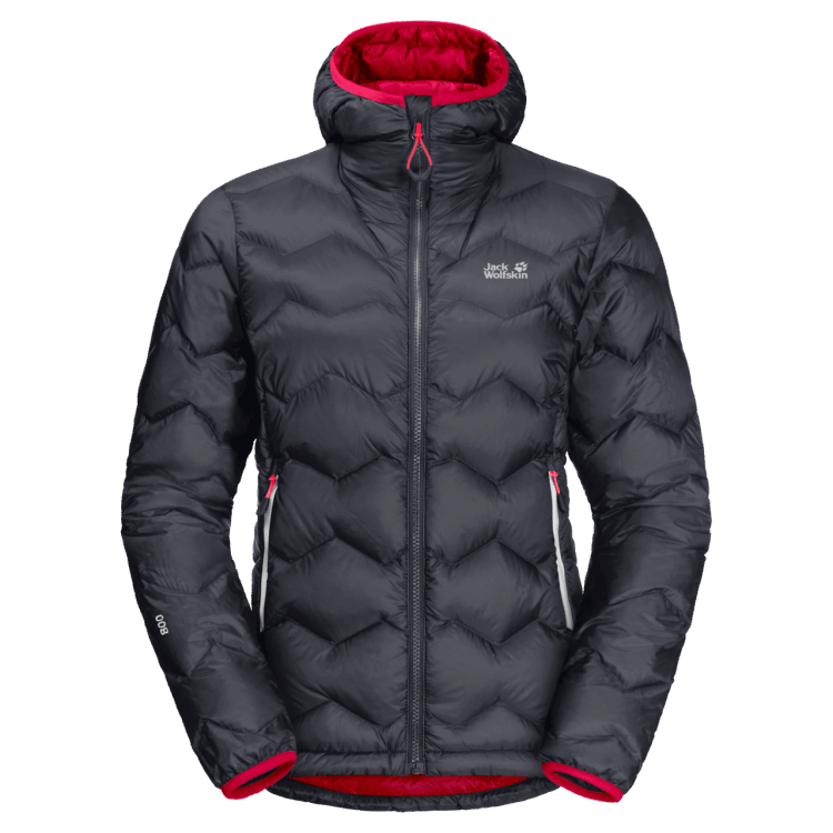 Original Women's Argo Peak Jacket Brand Jack Wolfskin Ebony