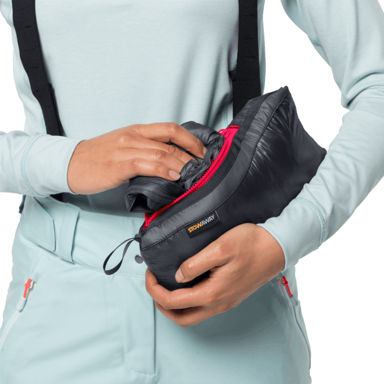 Original Women's Argo Peak Jacket Brand Jack Wolfskin Ebony
