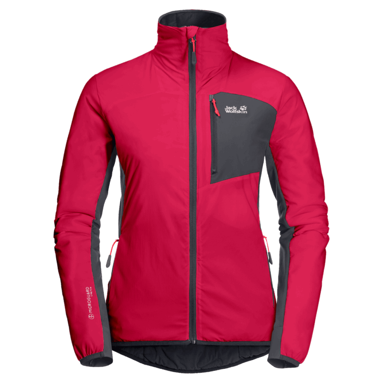 Best Brand Jack Wolfskin Raspberry Red Women's Atmos Jacket