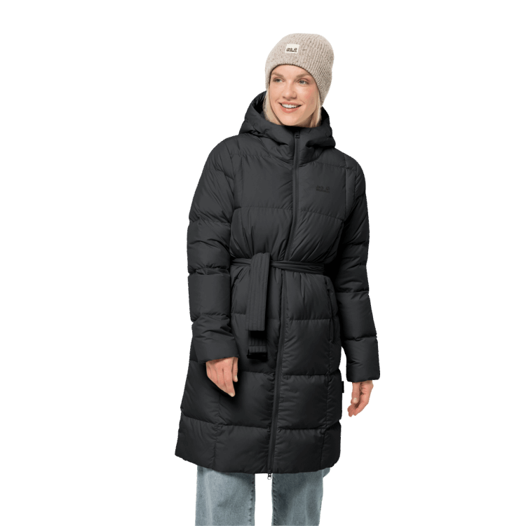 Fashion Black Brand Jack Wolfskin Women's Frozen Lake Coat