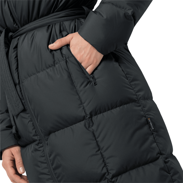Fashion Black Brand Jack Wolfskin Women's Frozen Lake Coat