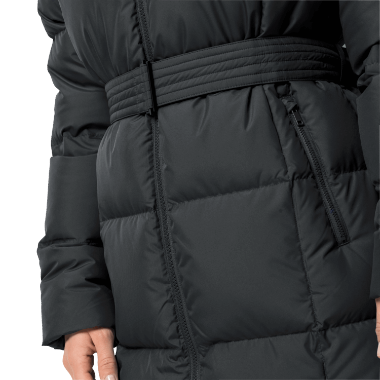 Fashion Black Brand Jack Wolfskin Women's Frozen Lake Coat