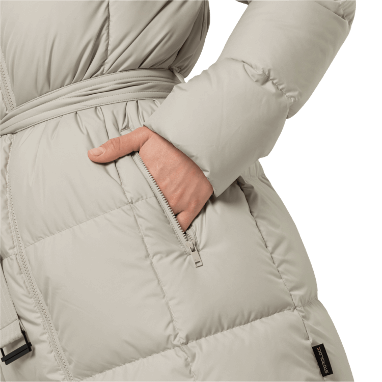 Women's Frozen Lake Coat Brand Jack Wolfskin Dusty Grey Collections