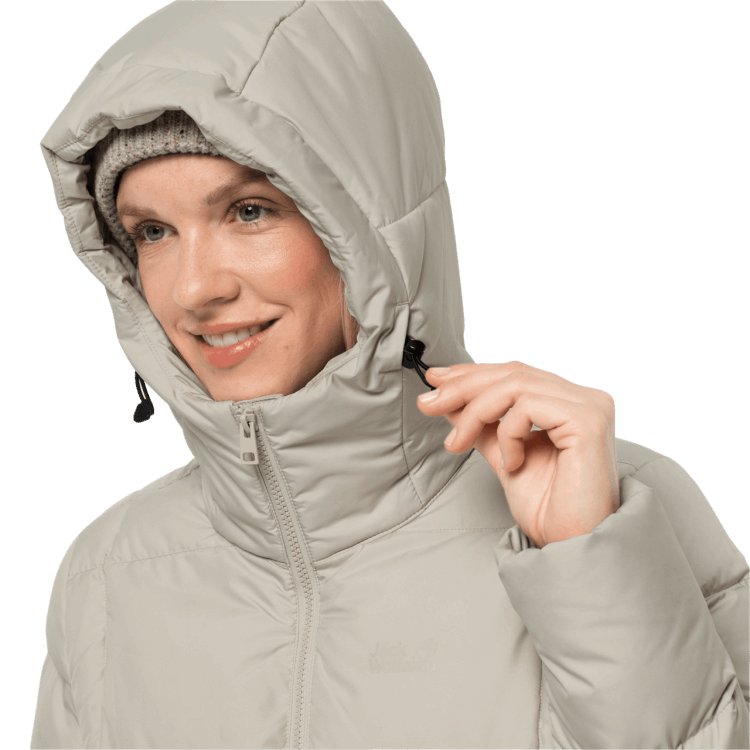 Women's Frozen Lake Coat Brand Jack Wolfskin Dusty Grey Collections
