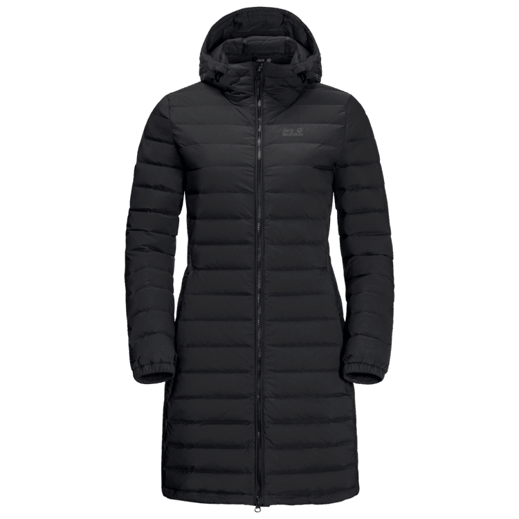 Women's Glowing Mountain Coat Brand Jack Wolfskin Origin Black