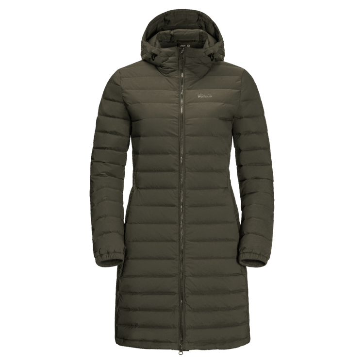Women's Glowing Mountain Coat Bonsai Green Brand Jack Wolfskin Origins