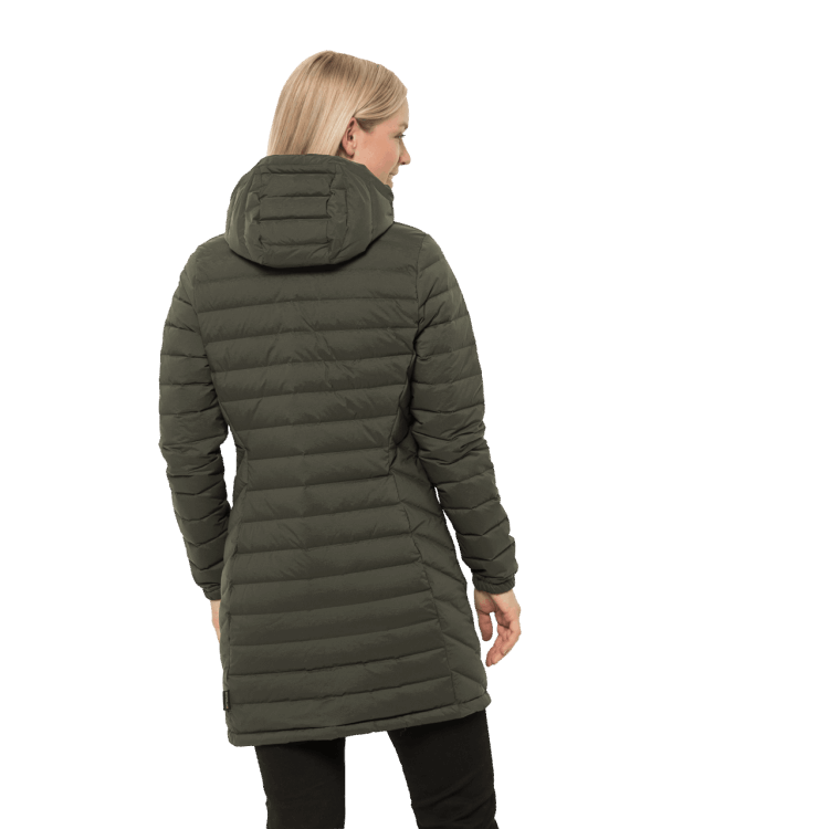 Women's Glowing Mountain Coat Bonsai Green Brand Jack Wolfskin Origins
