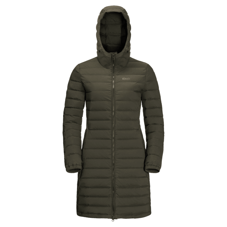 Women's Glowing Mountain Coat Bonsai Green Brand Jack Wolfskin Origins
