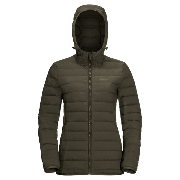 Women's Glowing Mountain Jacket Bonsai Green Brand Brand Jack Wolfskin