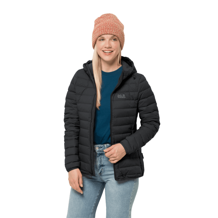Women's Glowing Mountain Jacket Brands Brand Jack Wolfskin Black