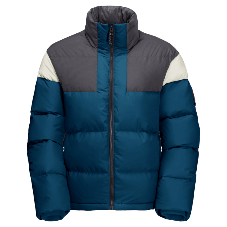 Women's 365 Fearless Down Jacket Original Poseidon Blue Brand Jack Wolfskin