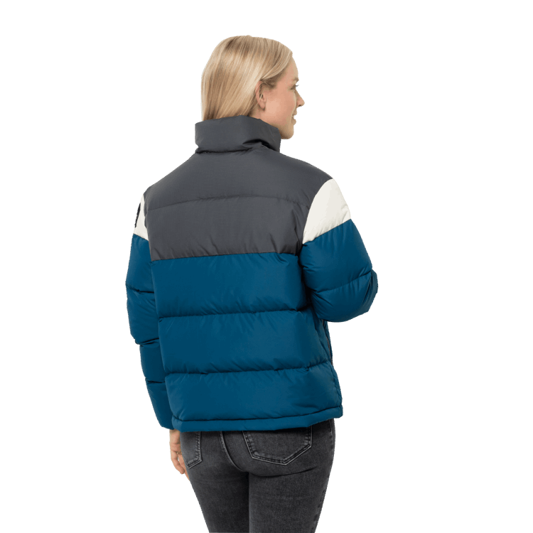 Women's 365 Fearless Down Jacket Original Poseidon Blue Brand Jack Wolfskin