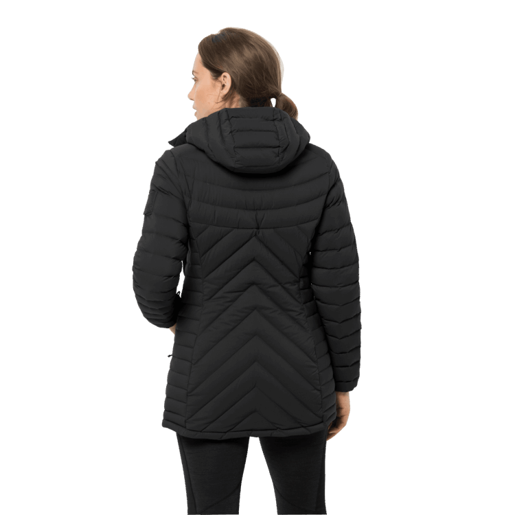 Brand Jack Wolfskin Fashion Black Women's Athletic Down Coat