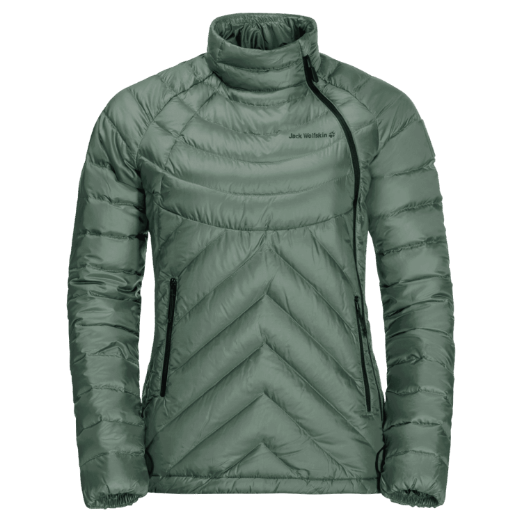 Brand Jack Wolfskin Athletic Down Jacket Collections Hedge Green