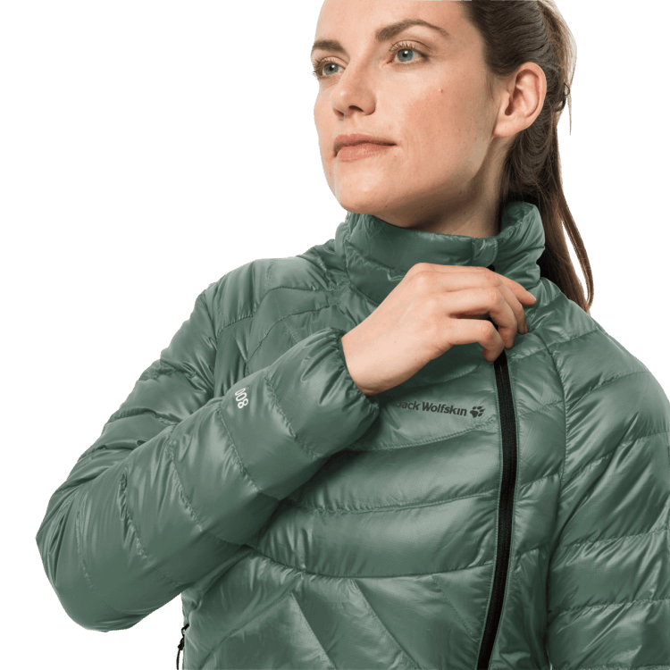 Brand Jack Wolfskin Athletic Down Jacket Collections Hedge Green