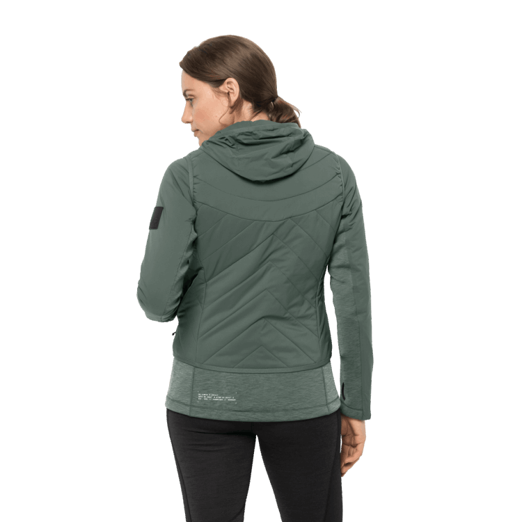 Hedge Green Brand Brand Jack Wolfskin Women's Athletic Mid 3In1