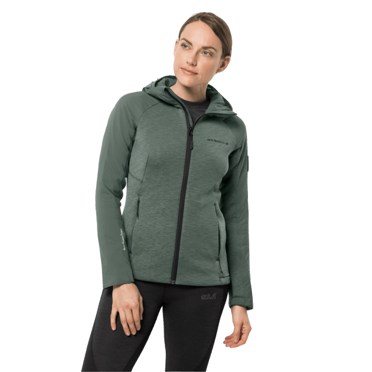 Hedge Green Brand Brand Jack Wolfskin Women's Athletic Mid 3In1