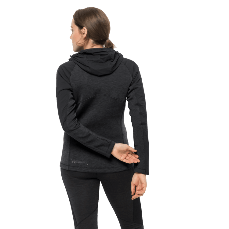 Black Brands Women's Athletic Mid 3In1 Brand Jack Wolfskin