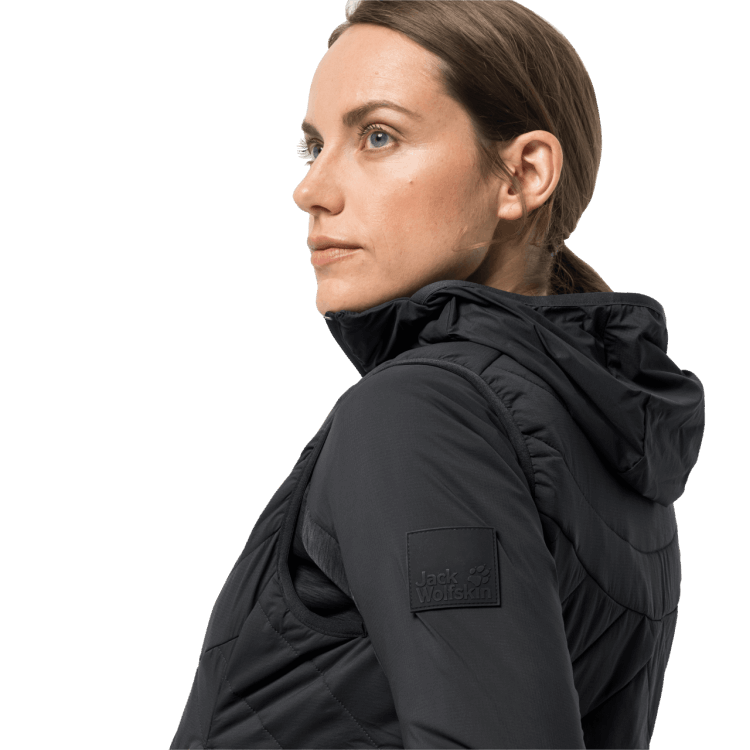 Black Brands Women's Athletic Mid 3In1 Brand Jack Wolfskin