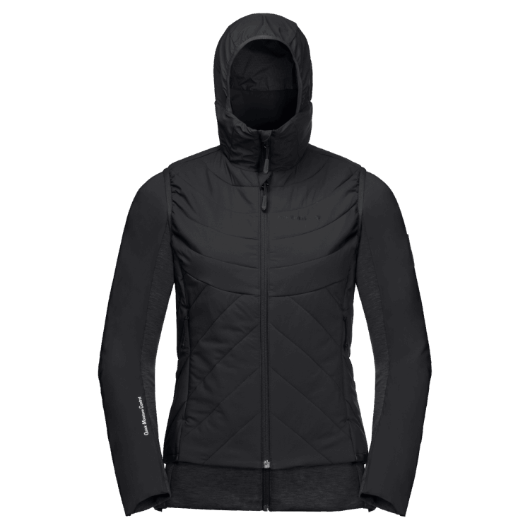 Black Brands Women's Athletic Mid 3In1 Brand Jack Wolfskin