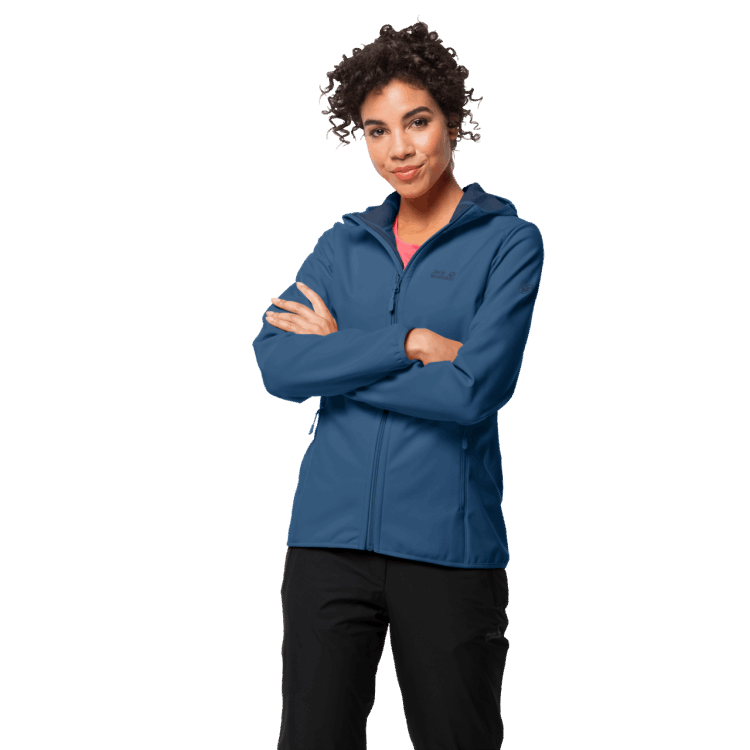 New Women's Northern Point Indigo Blue Brand Jack Wolfskin