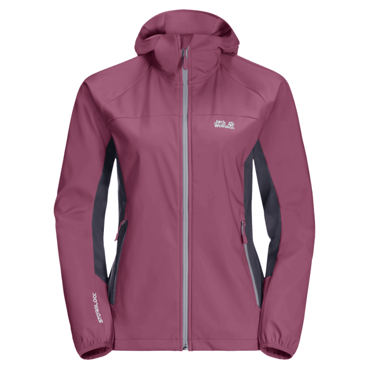 Women's Eagle Peak II Softshell Best Violet Quartz Brand Jack Wolfskin